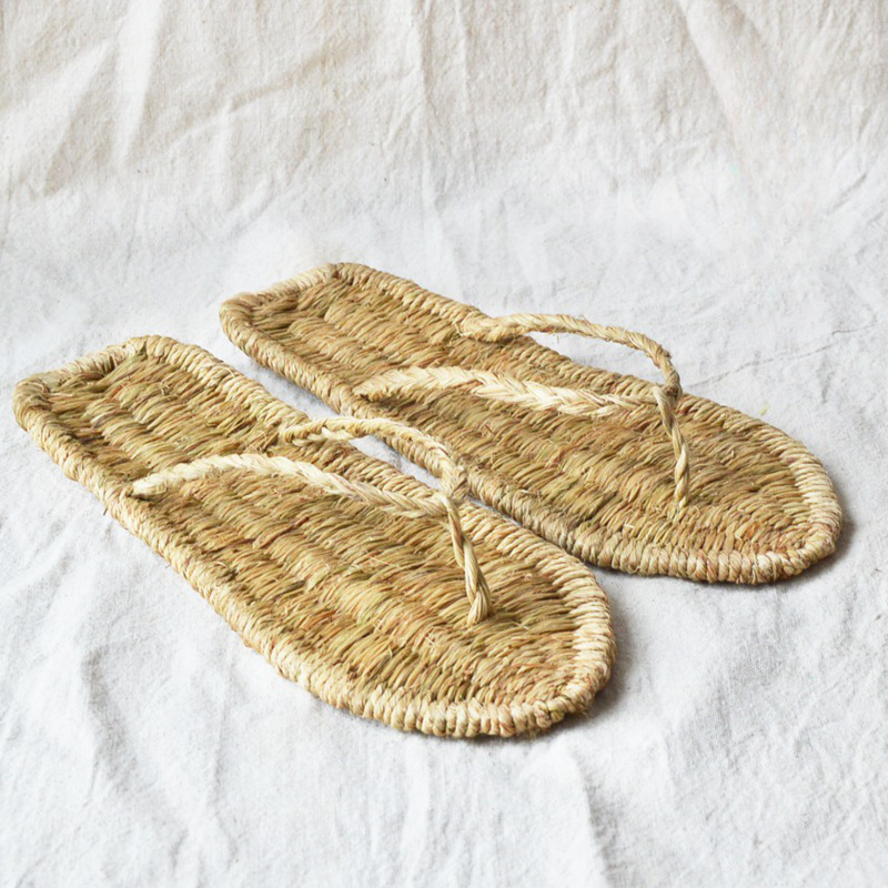 Women'S Shoes Hands Free - Straw Sandals for Men and Women