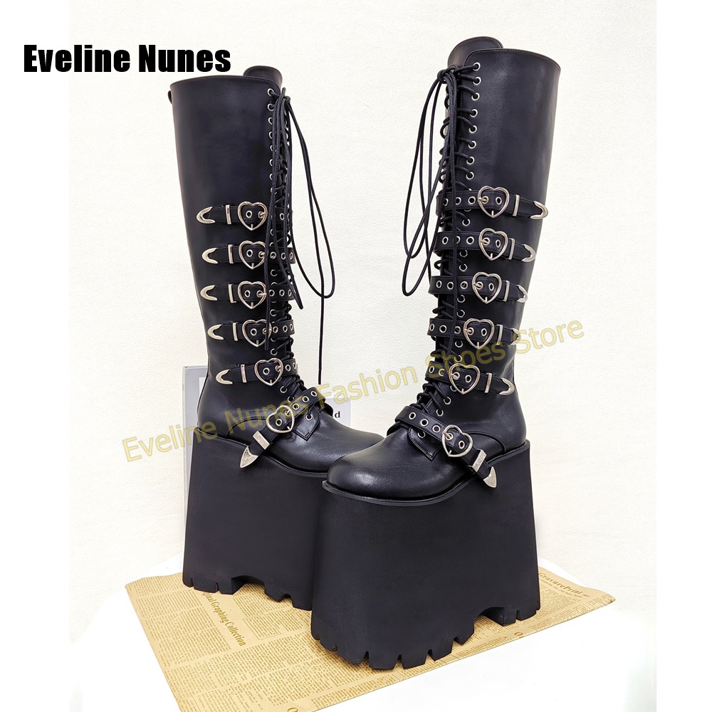 Women'S Shoes Y2K - Y2K Gothic Lolita Tall Platform Boots