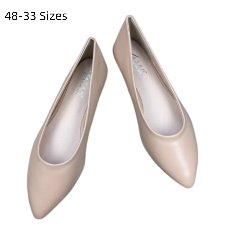 Women Shoes For Big Feet - Women Simple Flats Pointed Tole Null