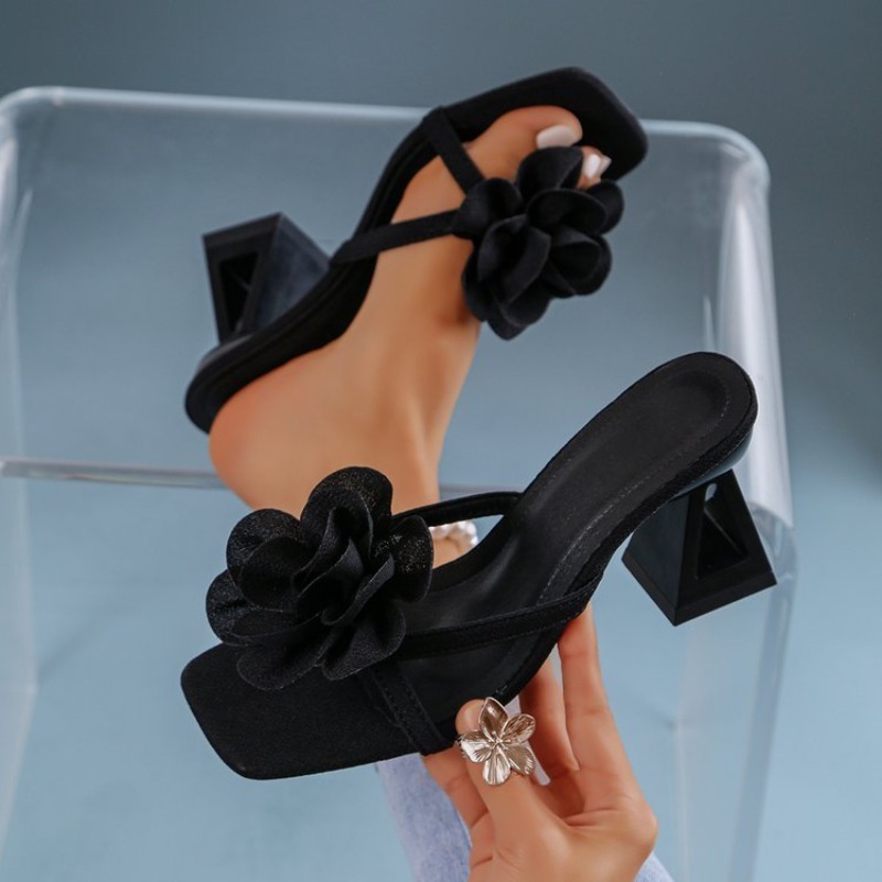 Women'S Shoes Toms - Womens 3D Flower Decor Sandals Triangular