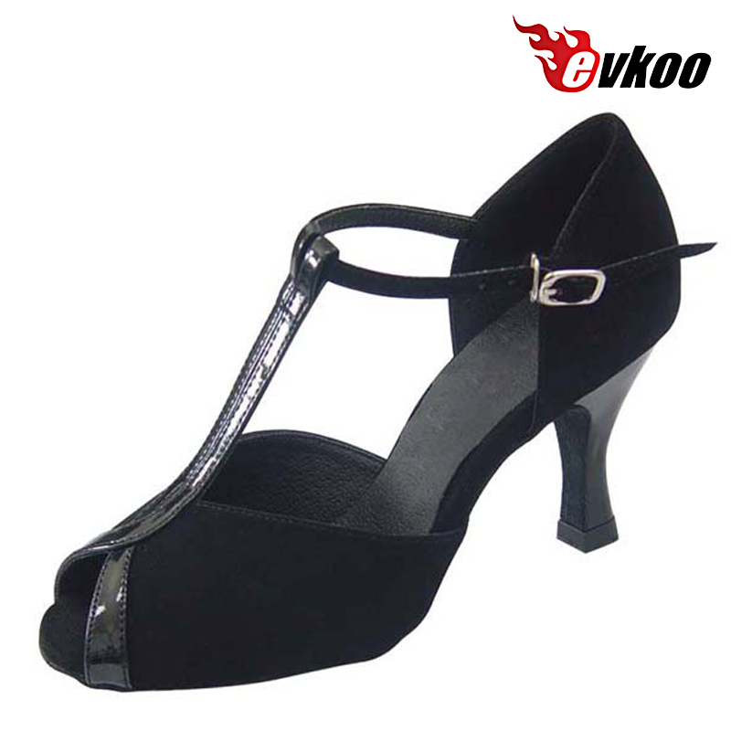 Evkoodance Black Or Tan Pu Lat - Women Shoes Size 4 In Cm review and price