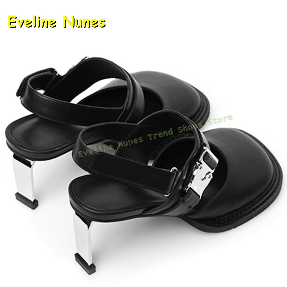 Women's Black Square Toe Buckl - Mule Slip On review and price
