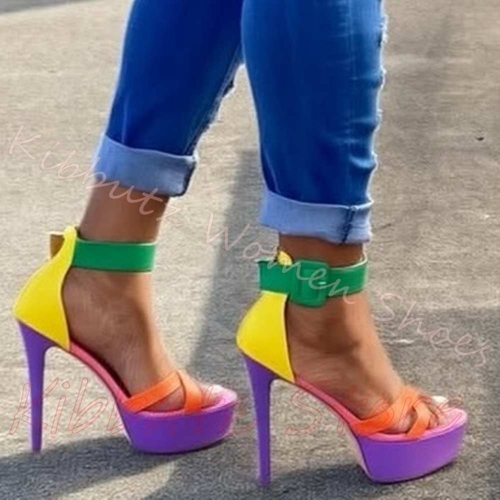 Platform Stiletto Heel Sandals - Women'S Shoes Y2K review and price