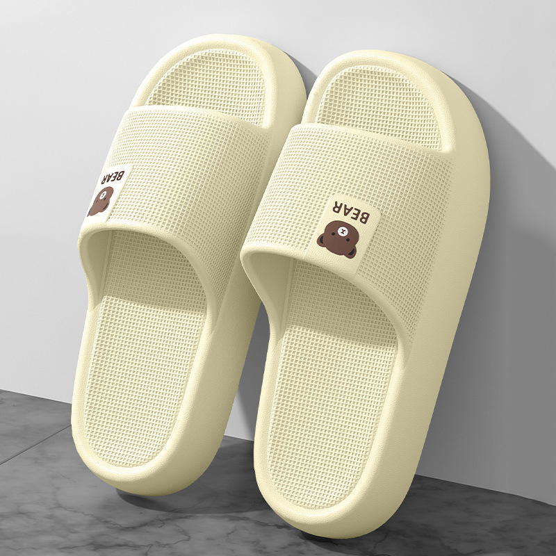 Cute Bear Thick Platform Slipp - Mule Slip On review and price