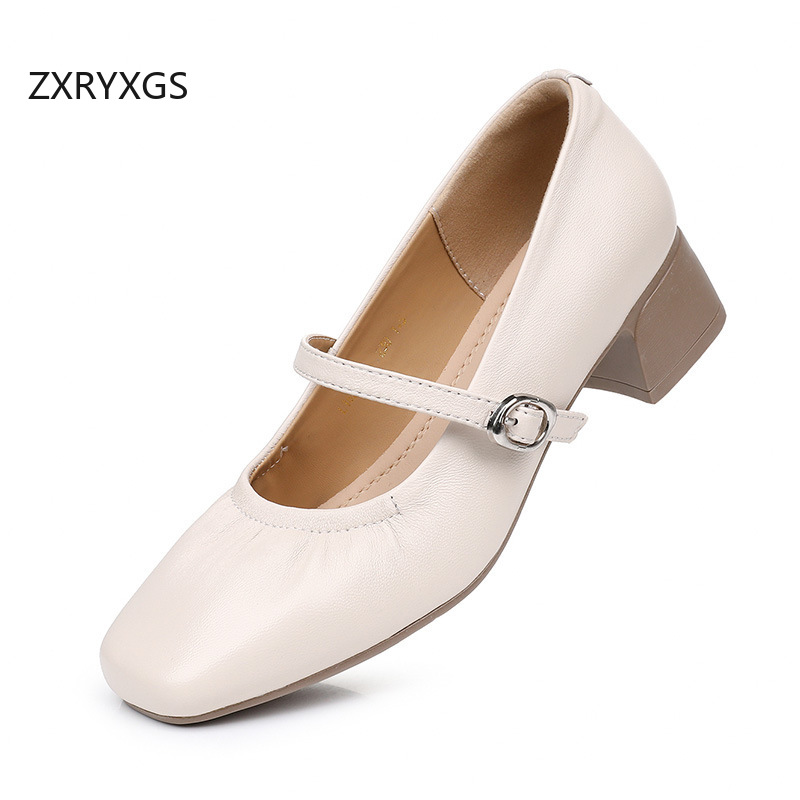 ZXRYXGS Premium Sheepskin Squa - Women Shoes Size 4 In Cm review and price