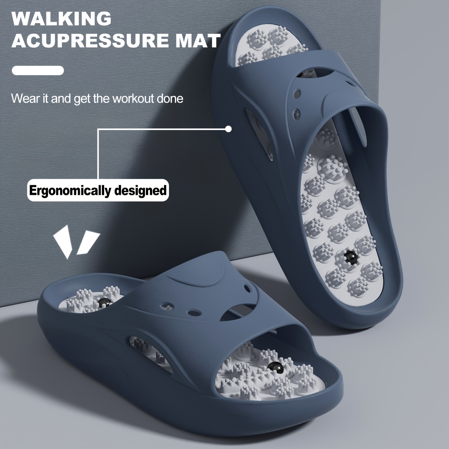 Women Men EVA Massage Slippers - Mule Slip On review and price
