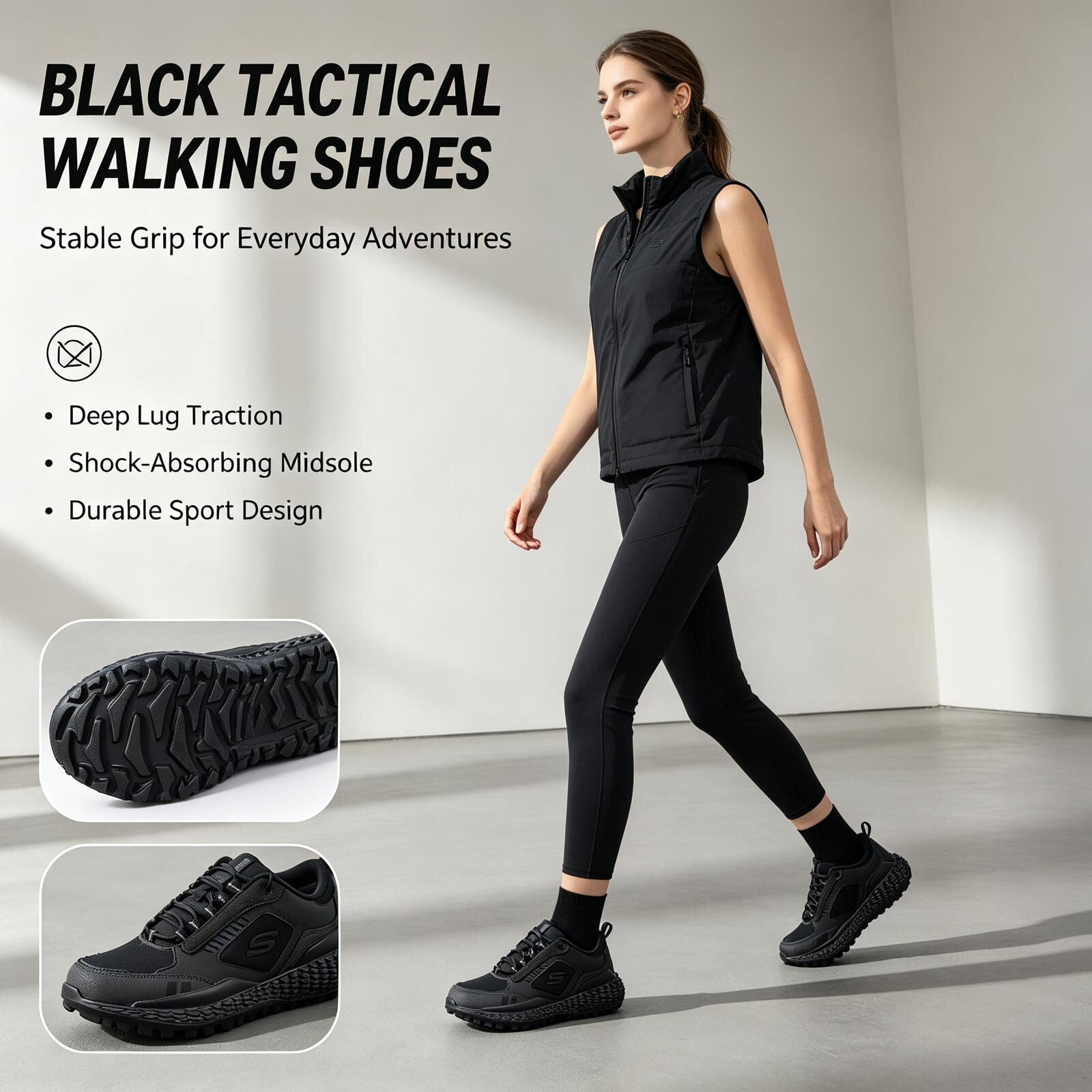Skechers Black All-Terrain Out - Women Shoes Hong Kong review and price