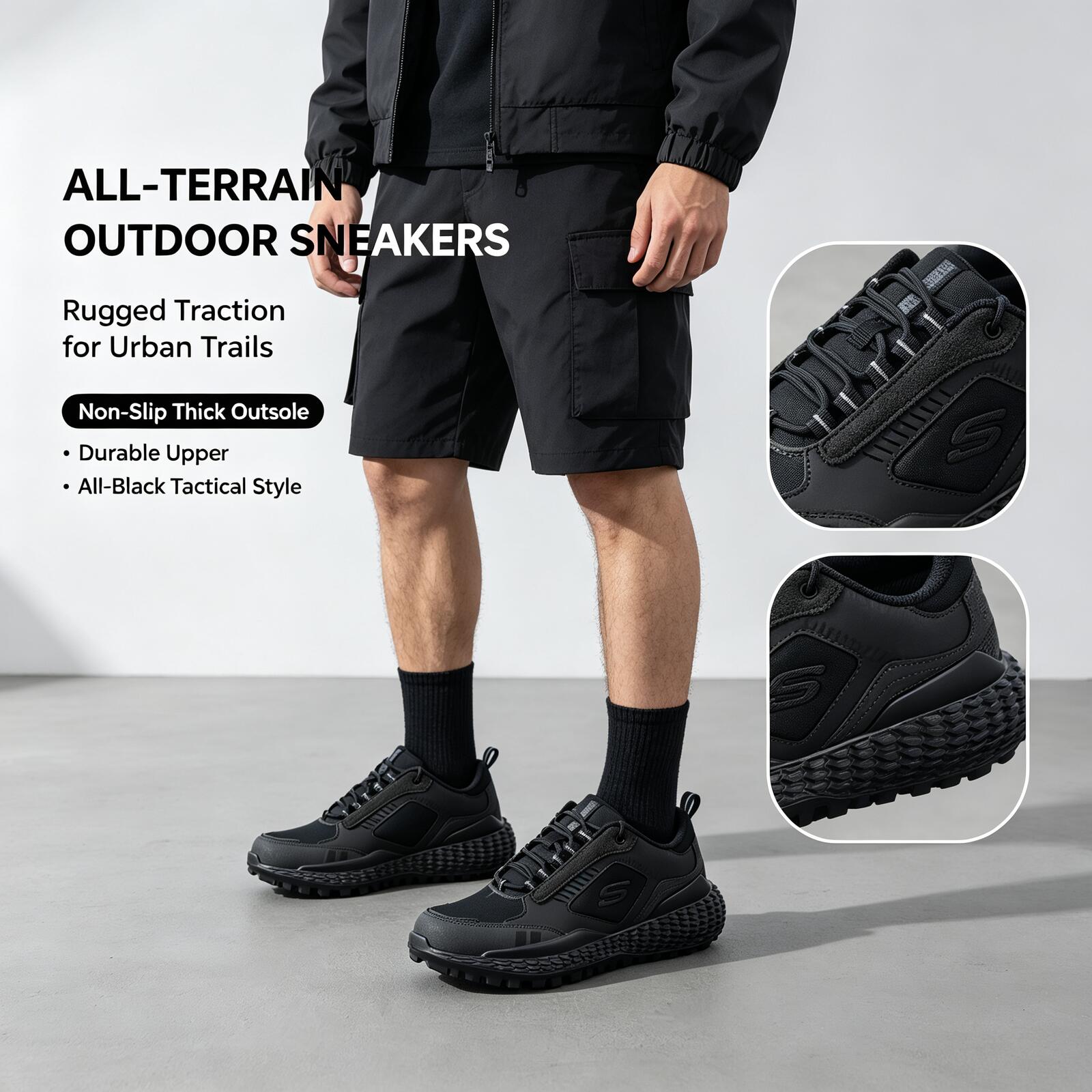 Skechers Black All-Terrain Out - Women Shoes Hong Kong review and price