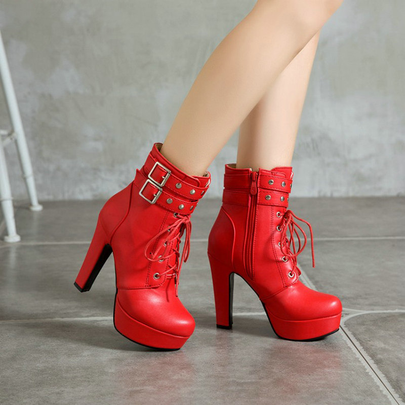 Winter Fur Lined Yellow Red Wo - Women Shoes For Big Feet review and price