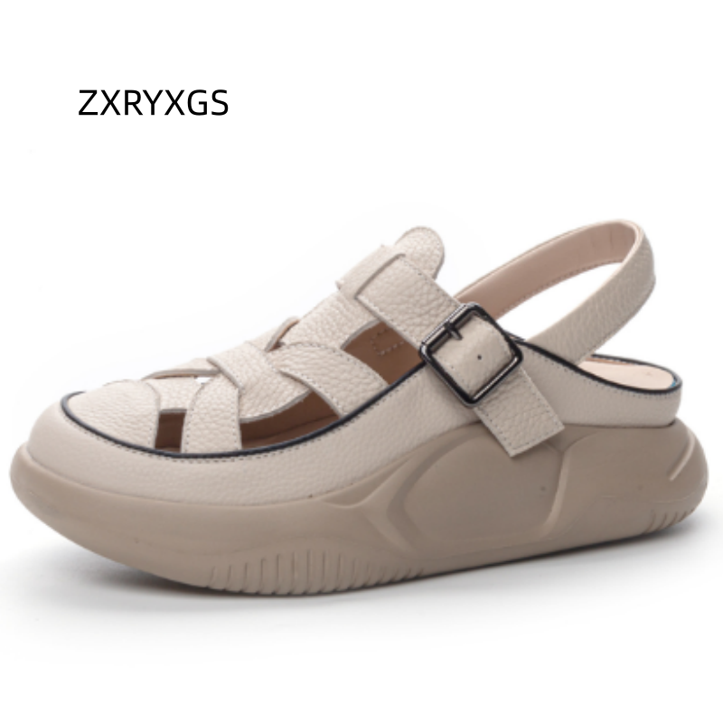 ZXRYXGS Premium Cowhide Women  - Women Shoes Size 4 In Cm review and price