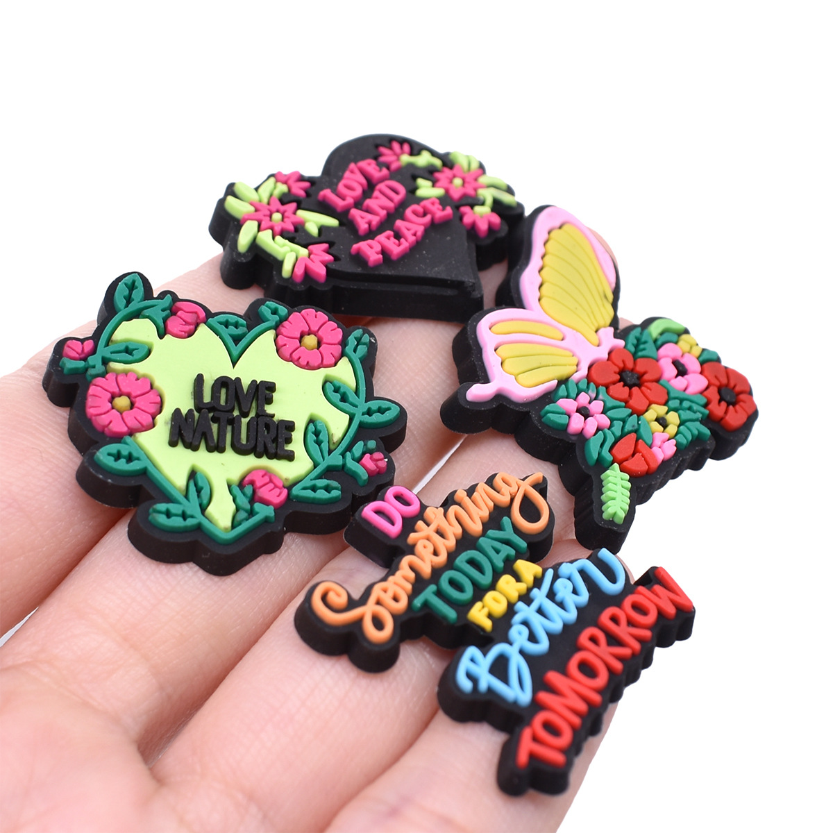4-16PCS Punk & Cute Shoe Charm - Women Shoes Quote review and price