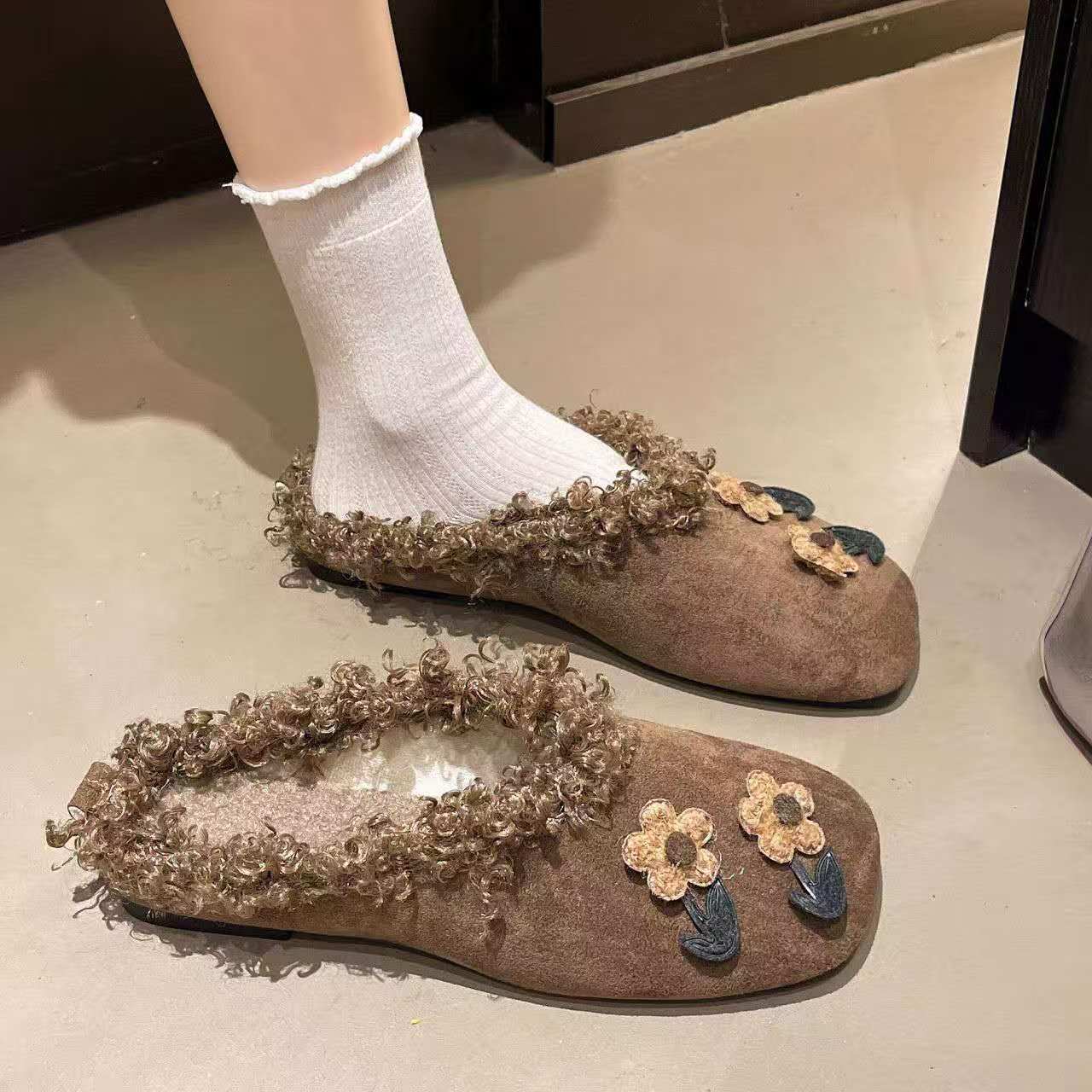 2026 Fall winter flat plush sl - Women'S Shoes Hands Free review and price