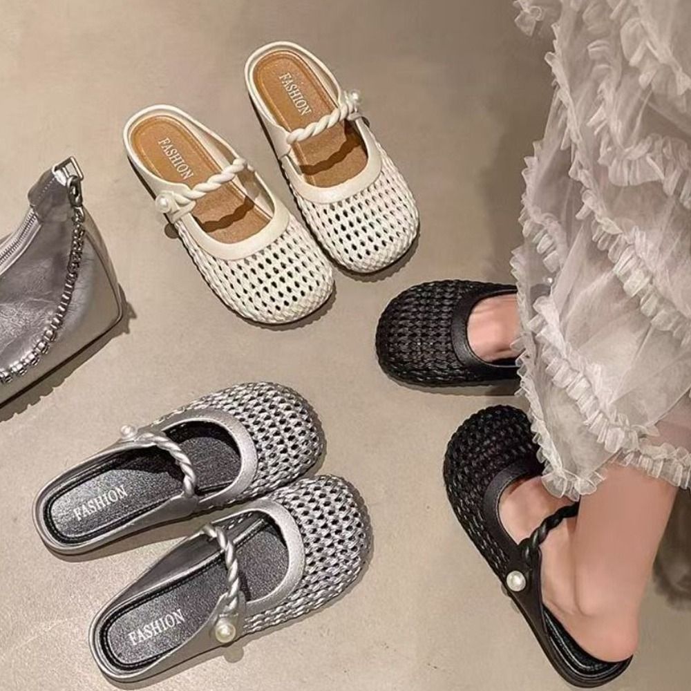 Breathable Baotou Half Slipper - Women'S Shoes Hands Free review and price