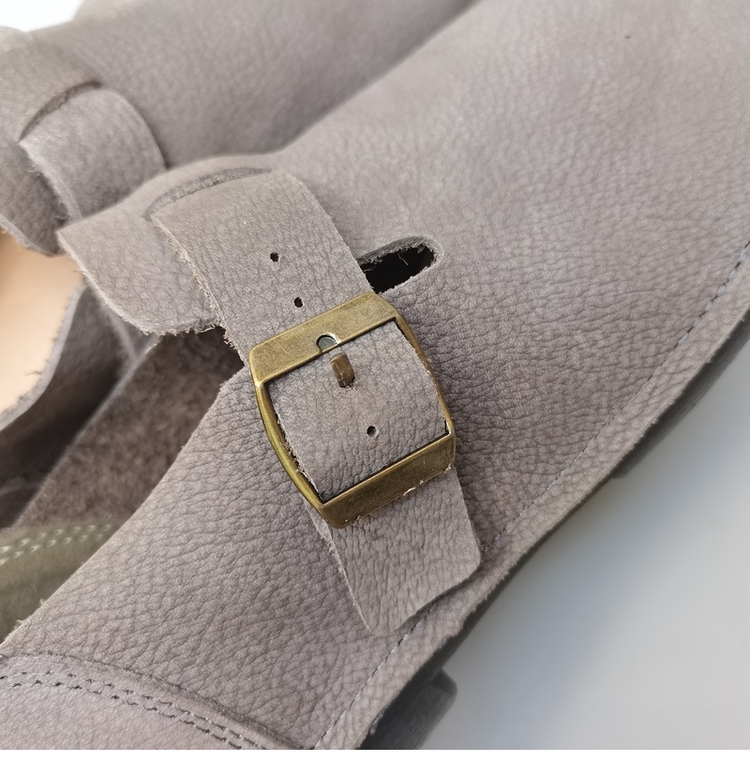 Careaymade-Genuine leather pur - Women Shoes For Big Feet review and price