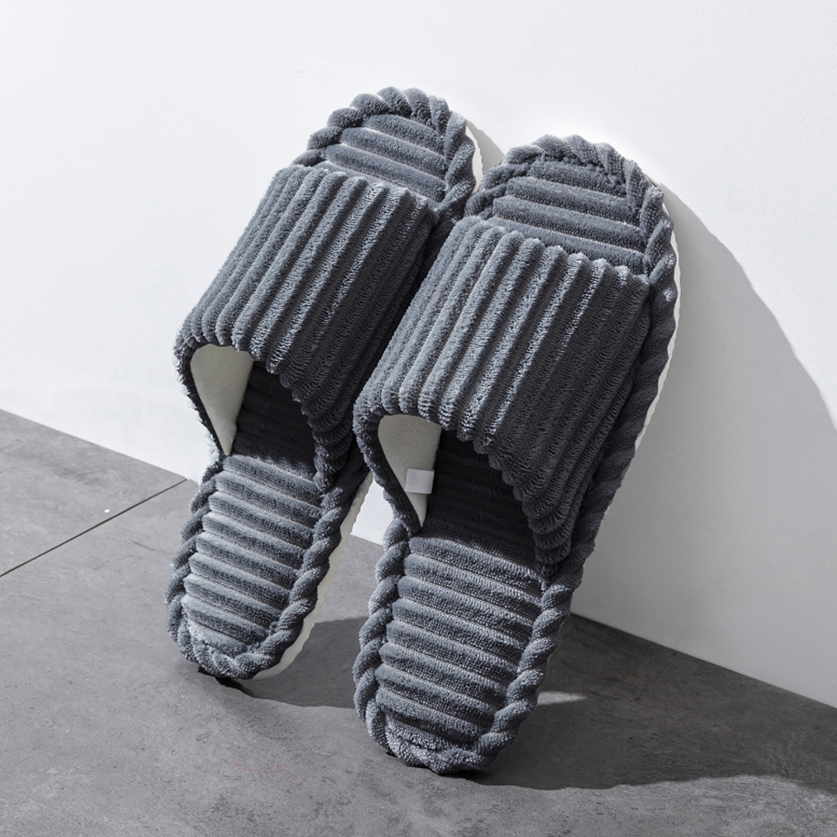 Open-Toe Breathable House Slip - Mule Slip On review and price