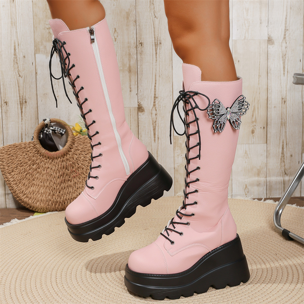 EUR Size 43 y2k Pink Butterfly - Women'S Shoes Y2K review and price