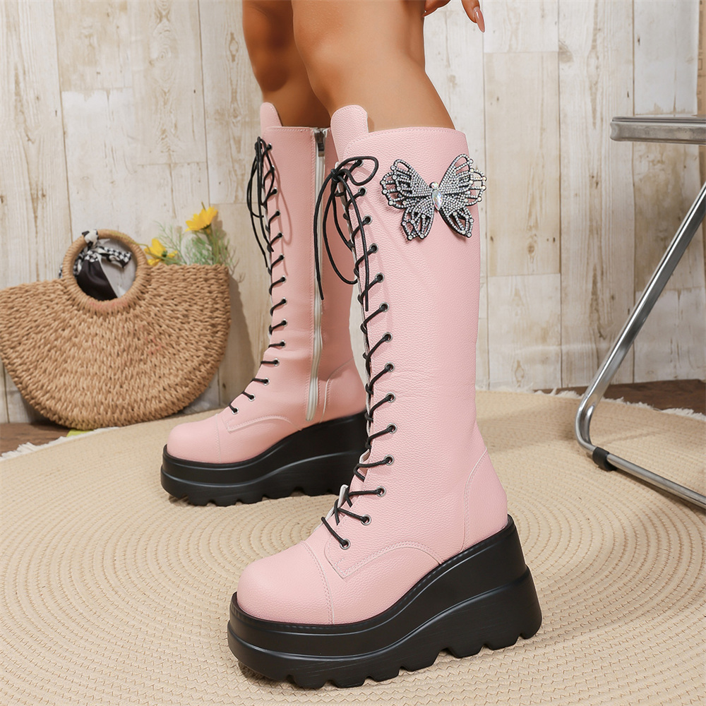 EUR Size 43 y2k Pink Butterfly - Women'S Shoes Y2K review and price