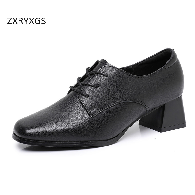 ZXRYXGS 2025  Top Cowhide Lace - Women Shoes Size 4 In Cm review and price