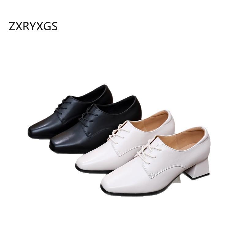 ZXRYXGS 2025  Top Cowhide Lace - Women Shoes Size 4 In Cm review and price