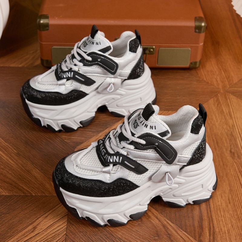10CM Air Mesh Microfiber Leath - Wedge Heeled Sneaker review and price