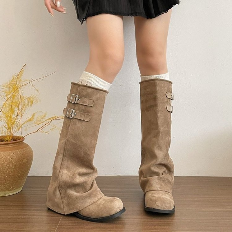 Y2K Korean Style Retro Knee‑hi - Women'S Shoes Y2K review and price