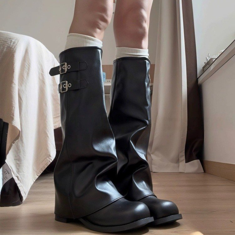 Y2K Korean Style Retro Knee‑hi - Women'S Shoes Y2K review and price