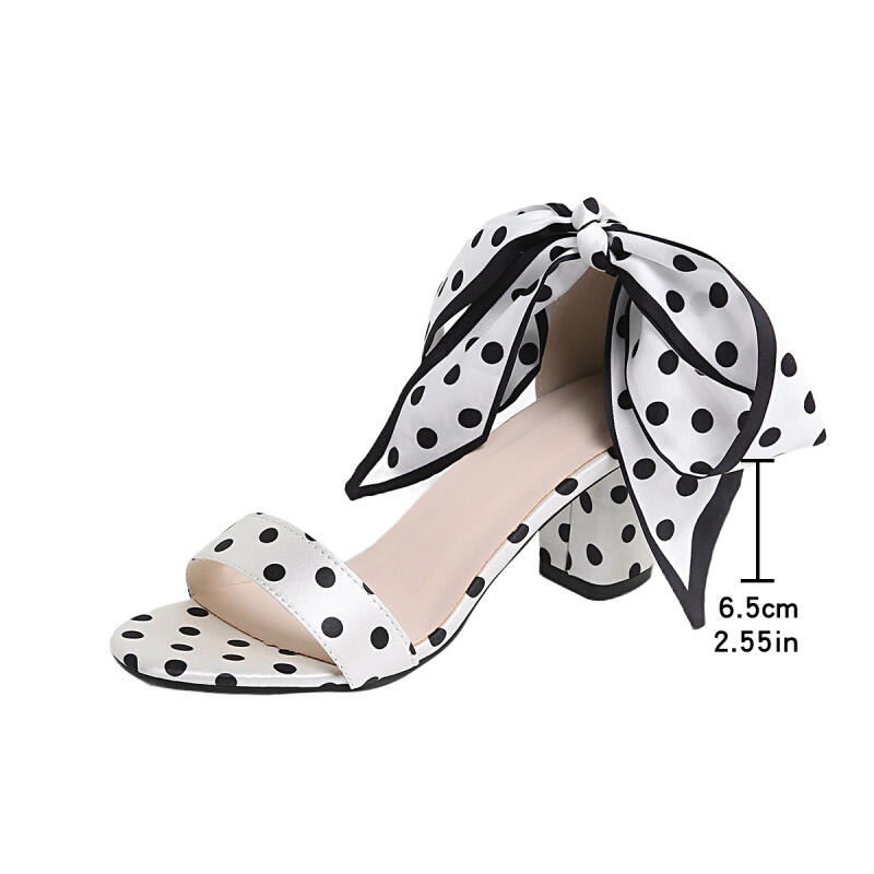 Vintage Black White Polka Dots - Women'S Shoes Y2K review and price