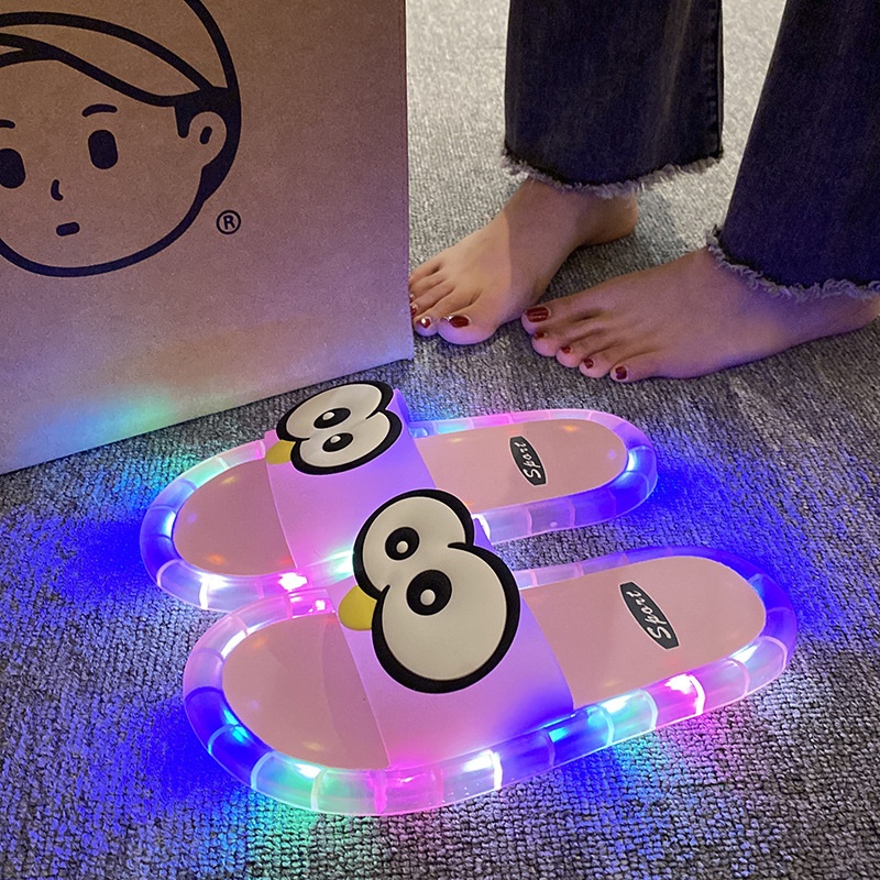 Funny Big Eyes Luminous Slide  - Mule Slip On review and price