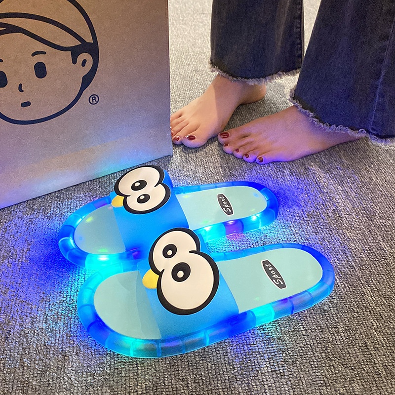 Funny Big Eyes Luminous Slide  - Mule Slip On review and price