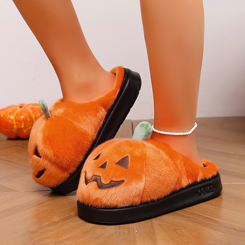 Halloween 3D Pumpkin Plush Sli - Mule Slip On review and price