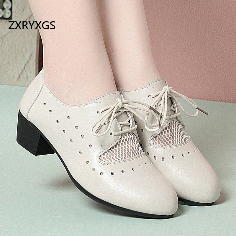 ZXRYXG 2025 Spring Summer Genu - Women Shoes Size 4 In Cm review and price