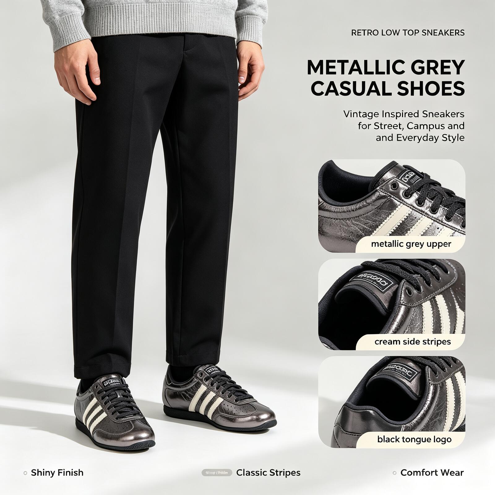 Adidas Originals Metallic Grey - Women Shoes Hong Kong review and price