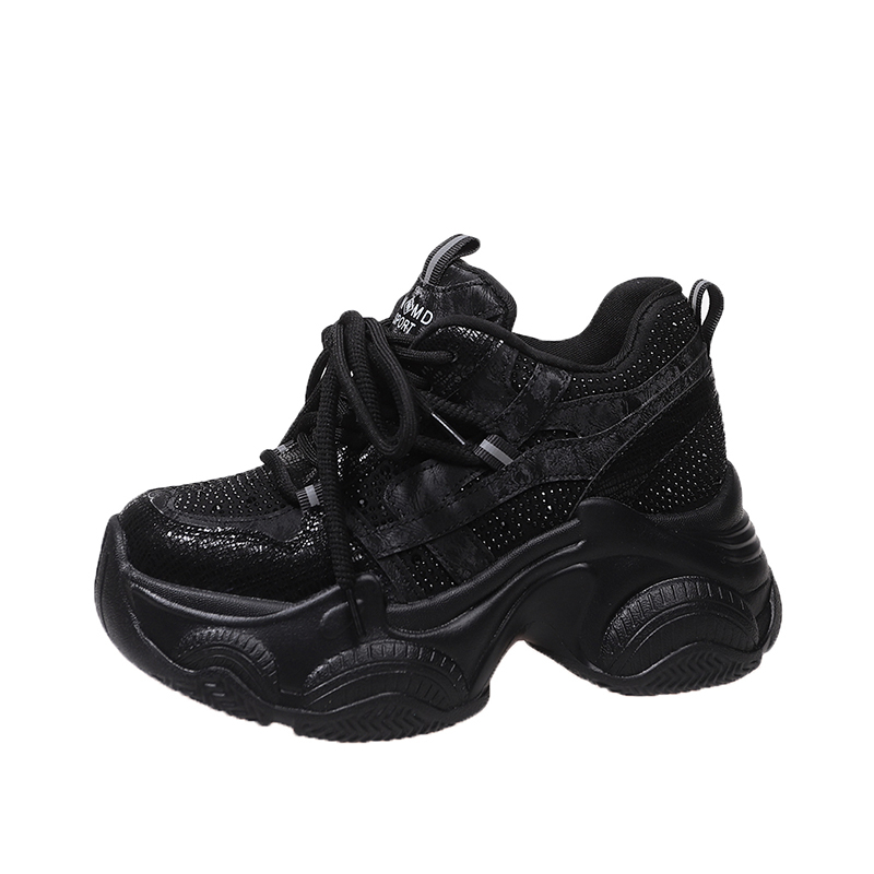 8CM Women Chunky Sneakers New  - Wedge Heeled Sneaker review and price
