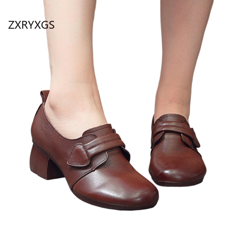 ZXRYXGS 2025 Autumn Real Cowhi - Women Shoes Size 4 In Cm review and price